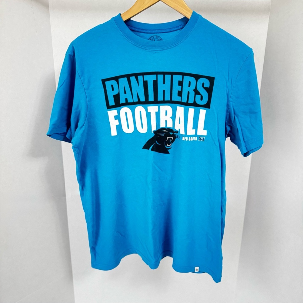 Panthers Football Blue Graphic Tee